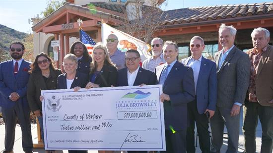 Congressman Salud Carbajal and Congresswoman Julia Brownley Present $12 Million from Bipartisan Infrastructure Law 
