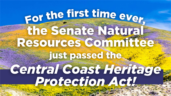 Congressman Salud Carbajal (CA-24) is highlighting the Senate Energy and Natural Resources Committee’s approval this week of 