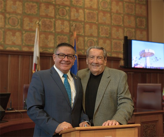 Congressman Carbajal and Mayor Larry Lavagnino